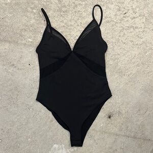 Zara Elegant Black Bodysuit